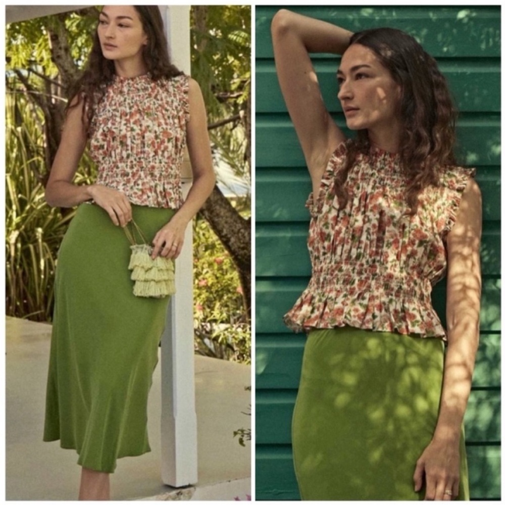 Doen Nina Floral Top Ludendorff Garden Liberty Fabric